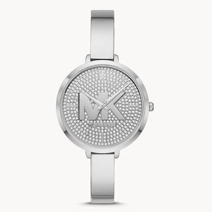 Michael Kors Charley Quartz Crystals Silver Dial Silver Steel Strap Watch For Women - MK4432 Authentic Buy Shop Now