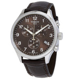 Tissot T Sport Chrono XL Classic Brown Dial Brown Leather Strap Watch For Men - T116.617.16.297.00 Authentic Buy Shop Now
