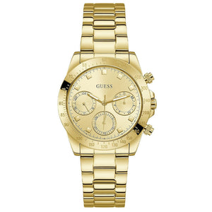 Guess Eclipse Gold Dial Gold Steel Strap Watch for Women - GW0314L2 Authentic Buy Shop Now