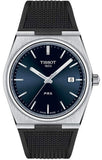Tissot PRX Blue Dial Black Rubber Strap Watch For Men - T137.410.17.041.00 Authentic Buy Shop Now