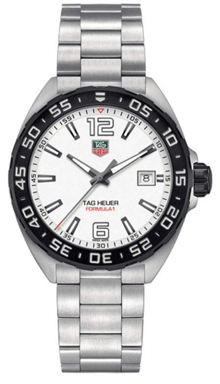 Tag Heuer Formula 1 White Dial Watch for Men - WAZ1111.BA0875 Authentic Buy Shop Now