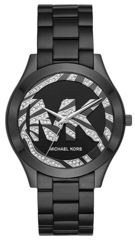 Michael Kors Runway Quartz Black Dial Black Steel Strap Watch For Women - MK4562 Authentic Buy Shop Now