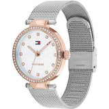 Tommy Hilfiger Lynn Quartz Silver Dial Silver Mesh Bracelet Watch For Women - 1781863 Authentic Buy Shop Now