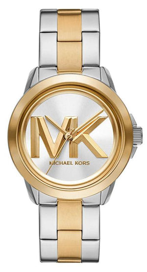 Michael Kors Analog Silver Dial Two Tone Steel Strap Watch For Women - MK7319 Authentic Buy Shop Now