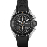 Hugo Boss Volane Grey Dial Black Silicone Strap Watch for Men - 1513953 Authentic Buy Shop Now