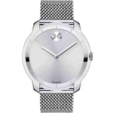 Movado Bold Silver Dial Silver Mesh Bracelet Watch For Women - 3600241 Authentic Buy Shop Now