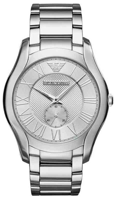 Emporio Armani Dress Quartz Silver Dial Silver Steel Strap Watch For Men - AR11084 Authentic Buy Shop Now