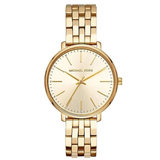 Michael Kors Pyper Quartz Gold Dial Gold Steel Strap Watch For Women - MK3898 Authentic Buy Shop Now