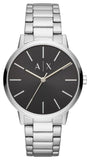 Armani Exchange Cayde Analog Black Dial Silver Steel Strap Watch For Men - AX2700 Authentic Buy Shop Now