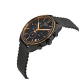 Tissot T Classic PR 100 Chronograph Anthracite Black Dial Black Mesh Bracelet Watch For Men - T101.417.23.061.00 Authentic Buy Shop Now