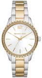 Michael Kors Layton Quartz Silver Dial Two Tone Steel Strap Watch For Women - MK6899 Authentic Buy Shop Now