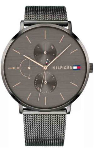 Tommy Hilfiger Jenna Multifunction Grey Dial Grey Mesh Bracelet Watch For Women - 1781945 Authentic Buy Shop Now