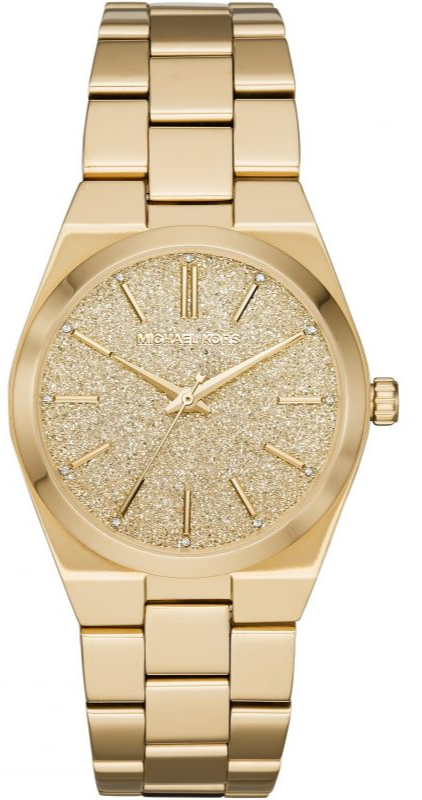 Michael Kors Channing Quartz Gold Dial Gold Steel Strap Watch For Women - MK6623 Authentic Buy Shop Now