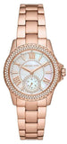 Michael Kors Camille Quartz Mother of Pearl White Dial Rose Gold Steel Strap Watch For Women - MK7364 Authentic Buy Shop Now