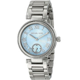 Michael Kors Skylar Quartz Blue Dial Silver Steel Strap Watch For Women - MK5988 Authentic Buy Shop Now