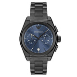 Emporio Armani Analog Chronograph Blue Dial Silver Steel Strap Watch For Men - AR11561 Authentic Buy Shop Now