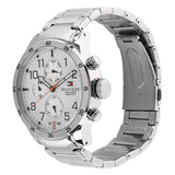 Tommy Hilfiger Trent Multifunction White Dial Silver Steel Strap Watch for Men - 1791140 Authentic Buy Shop Now