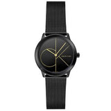Calvin Klein Minimal Black Dial Black Mesh Bracelet Watch for Men - K3M214X1 Authentic Buy Shop Now