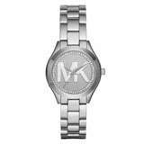 Michael Kors Mini Slim Runway Silver Dial Silver Steel Strap Watch for Women - MK3548 Authentic Buy Shop Now