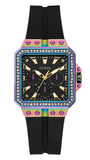Guess Libra Black Dial Black Silicone Strap Watch For Women - GW0618L3 Authentic Buy Shop Now