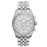 Michael Kors Lexington Silver Dial Silver Steel Strap Watch for Women - MK5555 Authentic Buy Shop Now