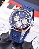 Guess Odyssey Multifunction Blue Dial Blue Rubber Strap Watch For Men - W1108G4 Authentic Buy Shop Now