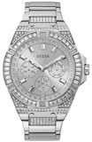 Guess Zeus Multifunction Diamonds Silver Dial Silver Steel Strap Watch for Men - GW0209G1 Authentic Buy Shop Now
