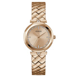 Guess Rumour Quartz Rose Gold Dial Rose Gold Steel Strap Watch For Women - GW0613L3 Authentic Buy Shop Now