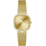 Guess Tapestry Diamonds Gold Dial Gold Mesh Bracelet Watch for Women - GW0354L2 Authentic Buy Shop Now
