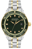 Movado Heritage Calendoplan Black Dial Two Tone Steel Strap Watch For Men - 3650096 Authentic Buy Shop Now
