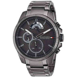 Tommy Hilfiger Decker Quartz Black Dial Black Steel Strap Watch for Men - 1791347 Authentic Buy Shop Now