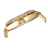 Guess Viva Diamonds Gold Dial Gold Steel Strap Watch for Women - W0111L2 Authentic Buy Shop Now
