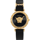Versace Palazzo Empire Greca Black Dial Black Leather Strap Watch for Women - VEDV00119 Authentic Buy Shop Now