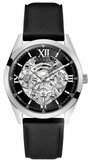 Guess Tailor Multifunction Black Dial Black Leather Strap Watch for Men - GW0389G1 Authentic Buy Shop Now