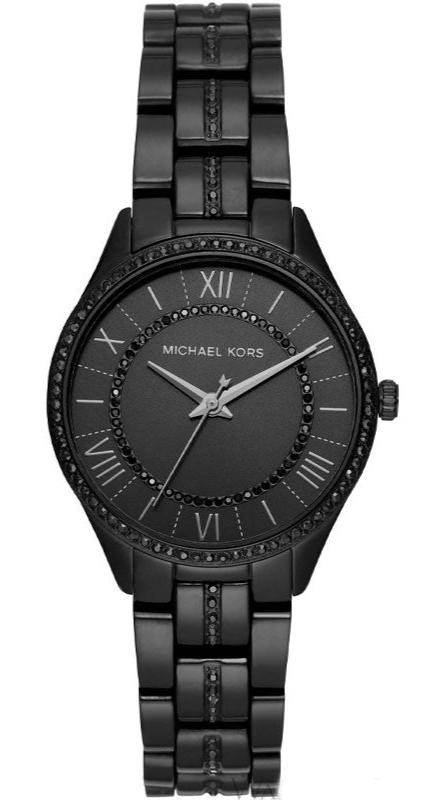 Michael Kors Lauryn Quartz Black Dial Black Steel Strap Watch For Women - MK4337 Authentic Buy Shop Now