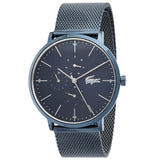 Lacoste Moon Blue Dial Blue Mesh Strap Watch for Men - 2011058 Authentic Buy Shop Now