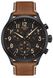 Tissot Chrono XL Quartz Black Dial Brown Leather Strap Watch For Men - T116.617.36.052.03 Authentic Buy Shop Now