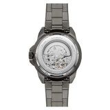 Fossil Bronson Automatic Skeleton Black Dial Grey Steel Strap Watch for Men - ME3218 Authentic Buy Shop Now