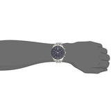 Tommy Hilfiger Luke Quartz Black Dial Silver Steel Strap Watch for Men - 1791120 Authentic Buy Shop Now
