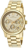 Michael Kors Runway Gold Dial Gold Stainless Steel Strap Watch for Women - MK5055 Authentic Buy Shop Now