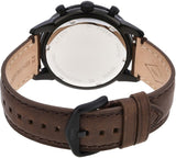 Fossil Townsman Chronograph Black Dial Brown Leather Strap Watch for Men - FS5437 Authentic Buy Shop Now