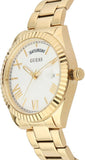 Guess Luna White Dial Gold Steel Strap Watch for Women - GW0308L2 Authentic Buy Shop Now