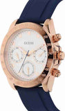 Guess Eclipse White Dial Blue Rubber Strap Watch for Women - GW0315L2 Authentic Buy Shop Now