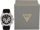 Guess Trophy Multifunction Black Dial Black Rubber Strap Watch for Men - GW0333G1 Authentic Buy Shop Now