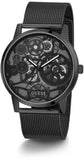 Guess Gadget Black Dial Black Mesh Bracelet Watch for Men - GW0538G3 Authentic Buy Shop Now
