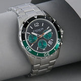 Coach Kent Green Dial Silver Steel Strap Watch for Men - 14602557 Authentic Buy Shop Now