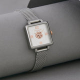 Coach Cass White Dial Silver Mesh Bracelet Watch for Women - 14503697 Authentic Buy Shop Now
