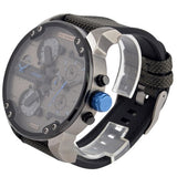 Diesel Mr Daddy 2.0 Chronograph Grey Dial Black Nylon Strap Watch For Men - DZ7420 Authentic Buy Shop Now