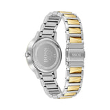 Hugo Boss Signature Silver Dial Two Tone Steel Strap Watch for Women - 1502568 Authentic Buy Shop Now