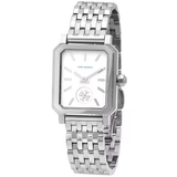 Tory Burch Robinson White Dial Silver Steel Strap Watch for Women - TBW1510 Authentic Buy Shop Now